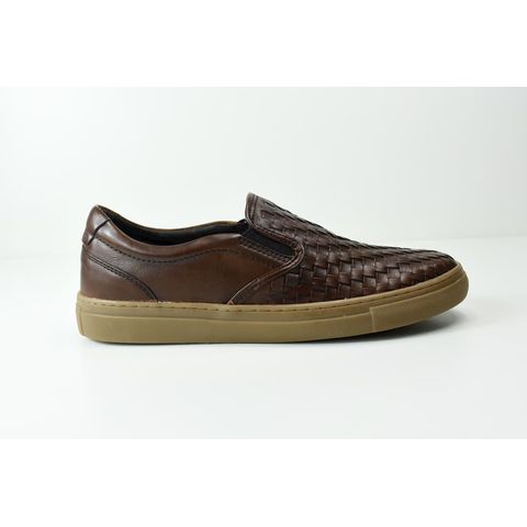 slip on couro democrata